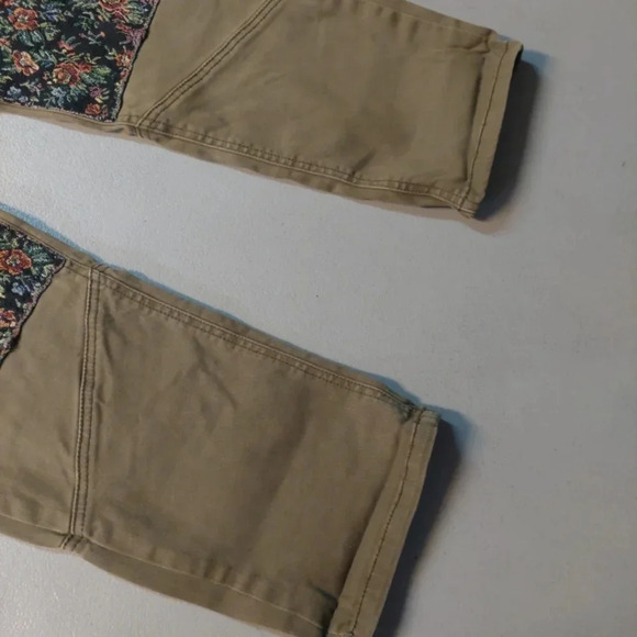 Free People olive green and Black Cropped Pants - Picture 7 of 9
